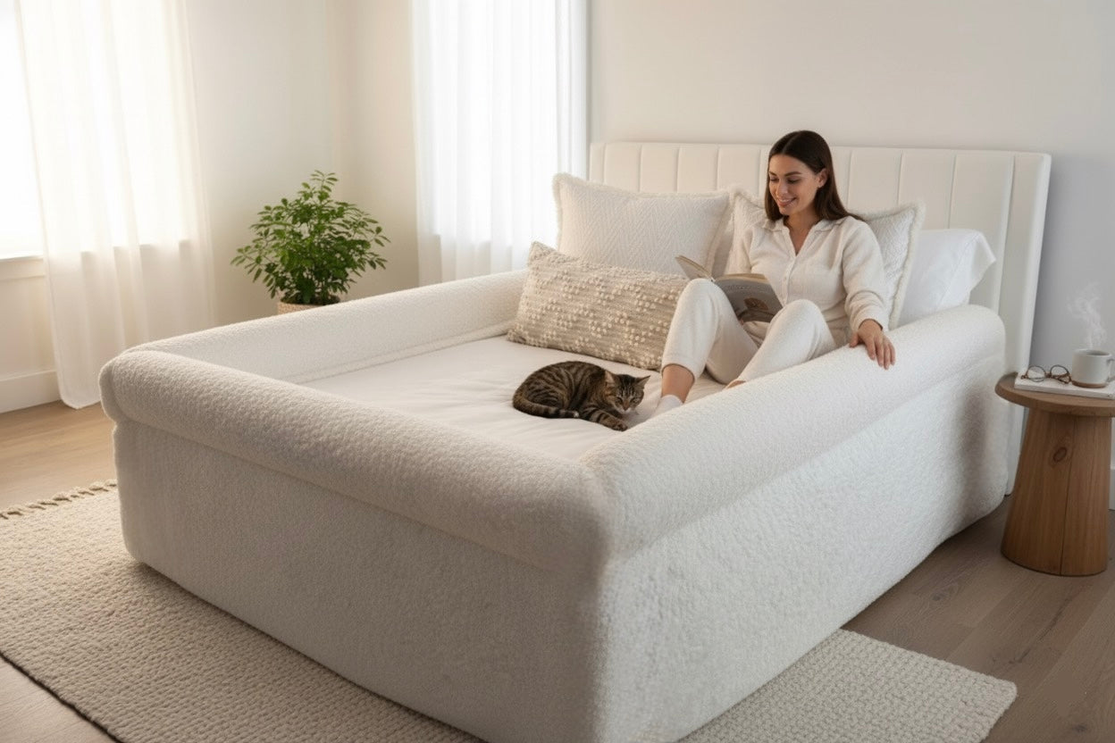 CozyNest™ Bordered Bed Sheet