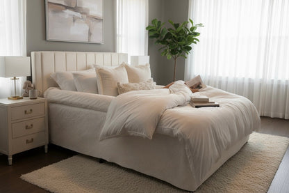 CozyNest™ Bordered Bed Sheet